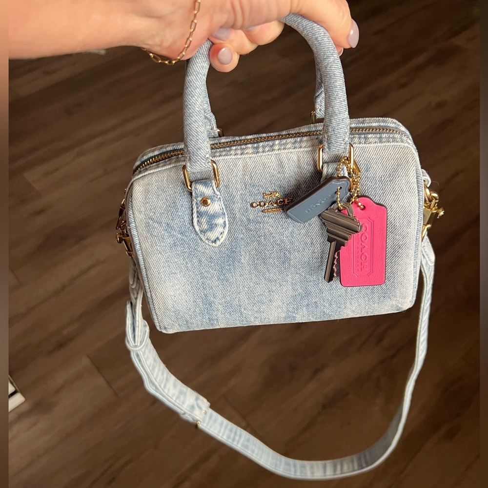 Coach Loved Denim Mini Rowan